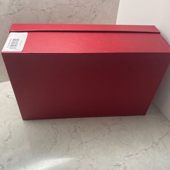 Salvatore Ferragamo Red Cardboard Shoes Empty Box - L 13.5" x W 8.5" x H‎ 5" - Picture 3 of 12